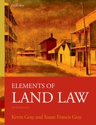 Cover for Elements of Land Law