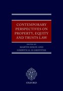 Cover for Contemporary Perspectives on Property, Equity and Trust Law