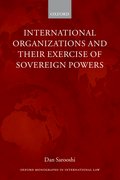 Cover for International Organizations and Their Exercise of Sovereign Powers