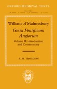 Cover for William of Malmesbury: Gesta Pontificum Anglorum, The History of the English Bishops