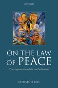 Cover for On the Law of Peace