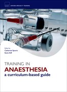 Cover for Training In Anaesthesia