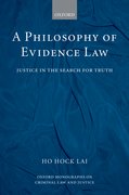 Cover for A Philosophy of Evidence Law