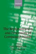 Cover for The Representation and Processing of Compound Words