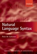 Cover for Natural Language Syntax