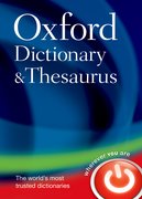 Cover for Oxford Dictionary and Thesaurus
