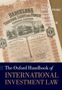 Cover for The Oxford Handbook of International Investment Law