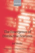 Cover for The Emergence of Distinctive Features
