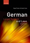 Cover for German Legal System and Laws