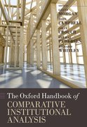 Cover for The Oxford Handbook of Comparative Institutional Analysis