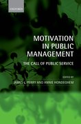 Cover for Motivation in Public Management