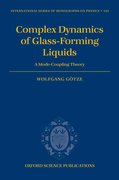 Cover for Complex Dynamics of Glass-Forming Liquids