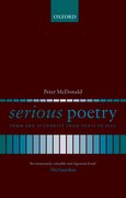 Cover for Serious Poetry