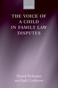 Cover for The Voice of a Child in Family Law Disputes