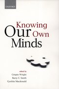 Cover for Knowing Our Own Minds