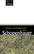 Cover for Parerga and Paralipomena