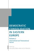Cover for Democratic Consolidation in Eastern Europe