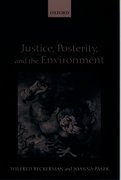 Cover for Justice, Posterity, and the Environment