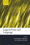 Cover for Logical Form and Language