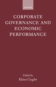 Cover for Corporate Governance and Economic Performance