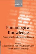 Cover for Phonological Knowledge