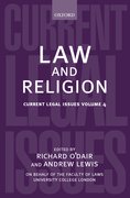 Cover for Law and Religion