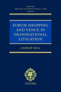 Cover for Forum Shopping and Venue in Transnational Litigation