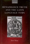 Cover for Renaissance Truth and the Latin Language Turn