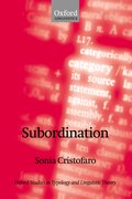 Cover for Subordination