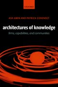 Cover for Architectures of Knowledge