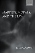 Cover for Markets, Morals, and the Law