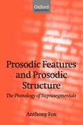 Cover for Prosodic Features and Prosodic Structure