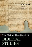 Cover for The Oxford Handbook of Biblical Studies