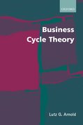 Cover for Business Cycle Theory