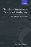Cover for Private Property and Abuse of Rights in Victorian England