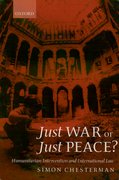 Cover for Just War or Just Peace?