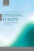 Cover for Opposing Europe? The Comparative Party Politics of Euroscepticism