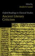 Cover for Ancient Literary Criticism