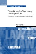 Cover for Establishing the Supremacy of European Law