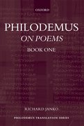 Cover for Philodemus: On Poems, Book 1