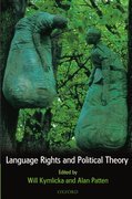 Cover for Language Rights and Political Theory