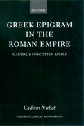 Cover for Greek Epigram in the Roman Empire