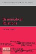 Cover for Grammatical Relations