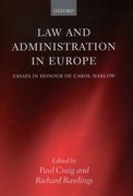 Cover for Law and Administration in Europe