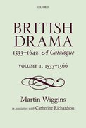 Cover for British Drama 1533-1642: A Catalogue