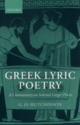 Cover for Greek Lyric Poetry