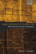Cover for Early Yiddish Texts 1100-1750