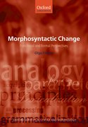 Cover for Morphosyntactic Change