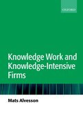 Cover for Knowledge Work and Knowledge-Intensive Firms