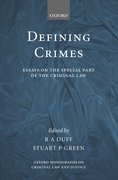 Cover for Defining Crimes